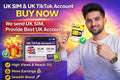 2 in 1 | UK SIM for TikTok | USA & UK TikTok Account| Live in Pakistan SN Official Store