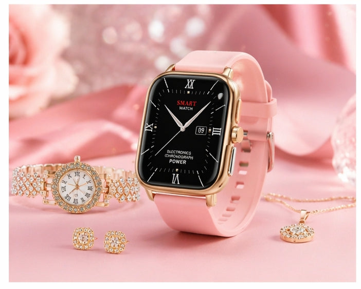 Smart Watch for Women – 2.02” HD Display, Fitness Tracker & Stylish Bracelet Design SN Official Store