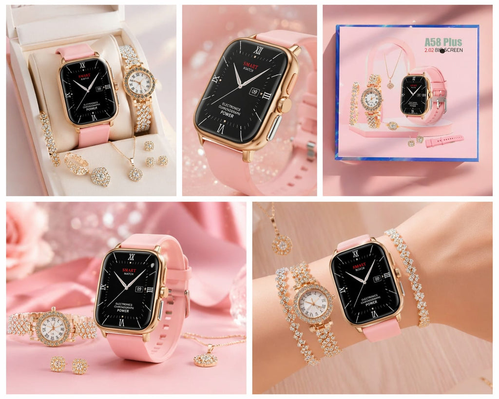 Smart Watch for Women – 2.02” HD Display, Fitness Tracker & Stylish Bracelet Design SN Official Store