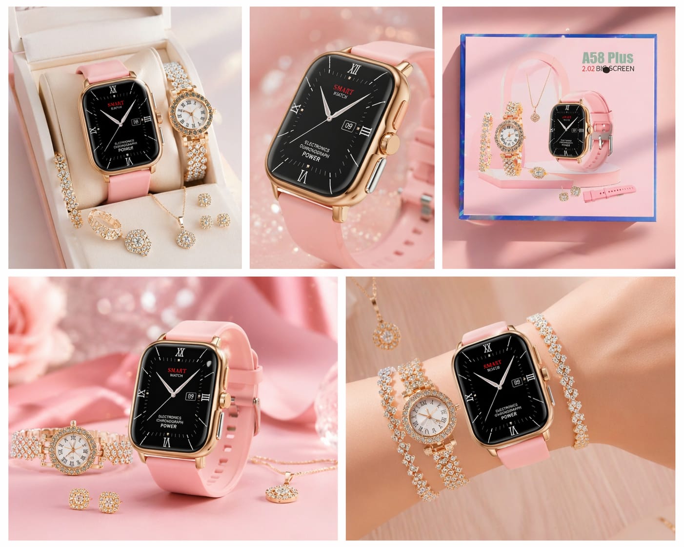 Smart Watch for Women – 2.02” HD Display, Fitness Tracker & Stylish Bracelet Design SN Official Store